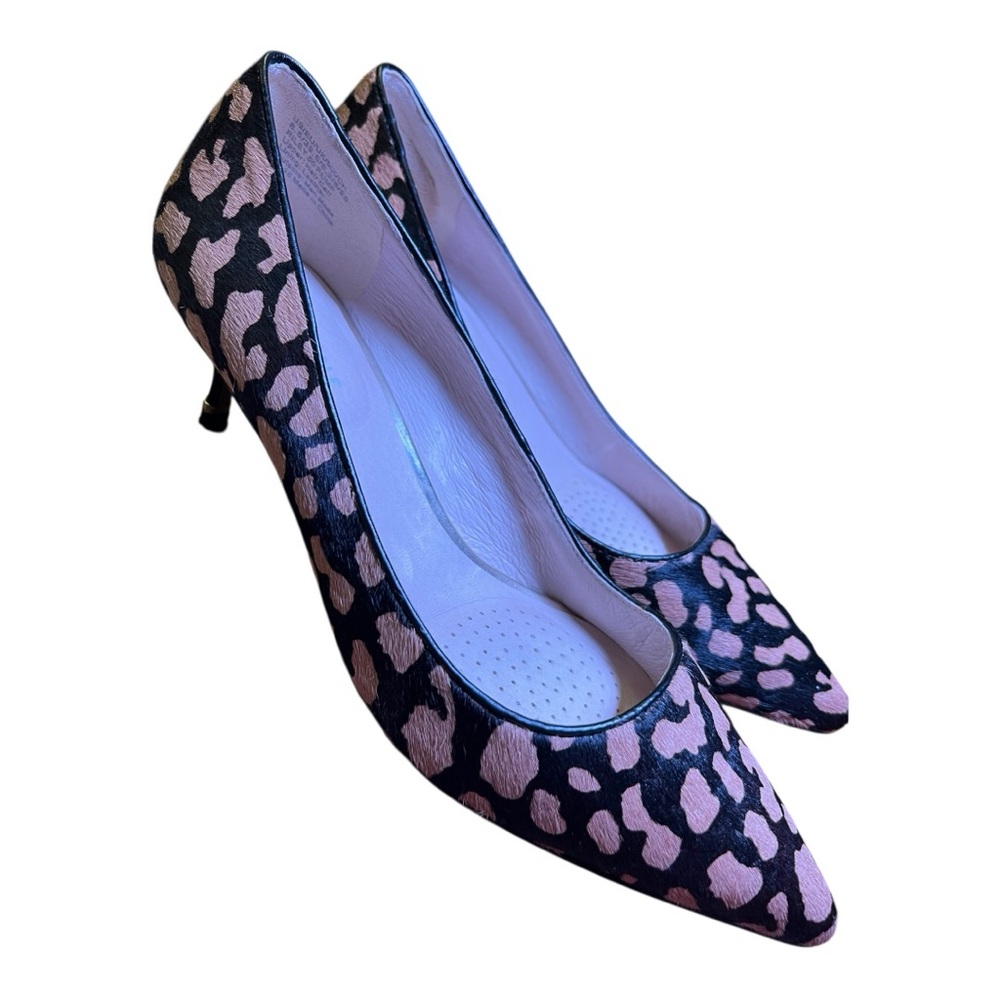 Kenneth Cole Black and Brown Heels with Elegant Design
